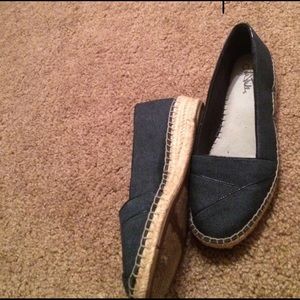 Denim espadrilles